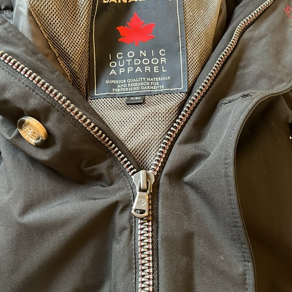 Canadian Classics Italian Men's Hooded Down Coat with  Fur Trim. - Picture 11 of 16